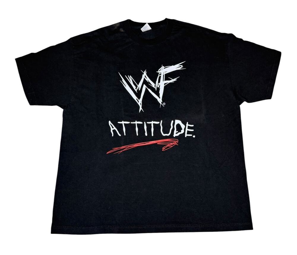 Vintage 90s WWF Attitude Come Get Some T-Shirt